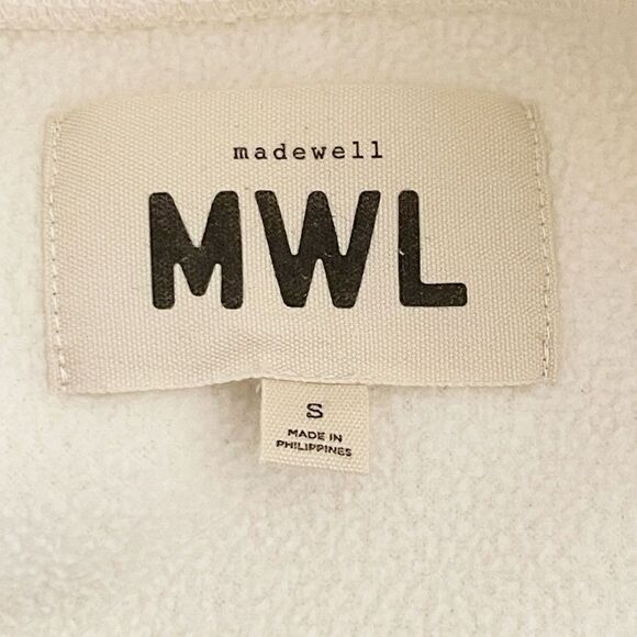 Madewell Resourced Sherpa snap front Jacket. Small NWT - Picture 7 of 9